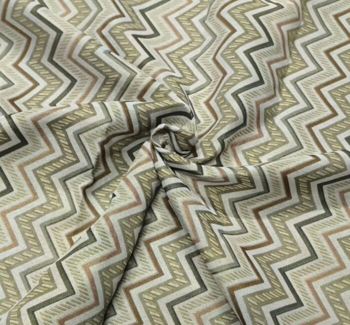 Cortinas Jacquard Alpujarra 140x260cm - Diseño Olas Amarillo - Imagen 8