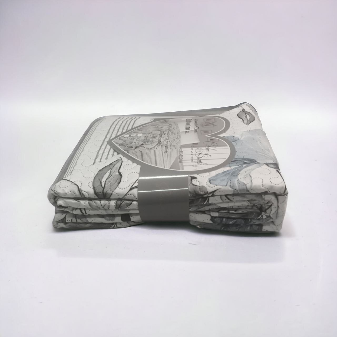 Colcha de Verano económica, Cubrecama Reversible Sin Cojines. Cubre sofá Colección El Molino LT-1 Modelo Asturias. - Imagen 5