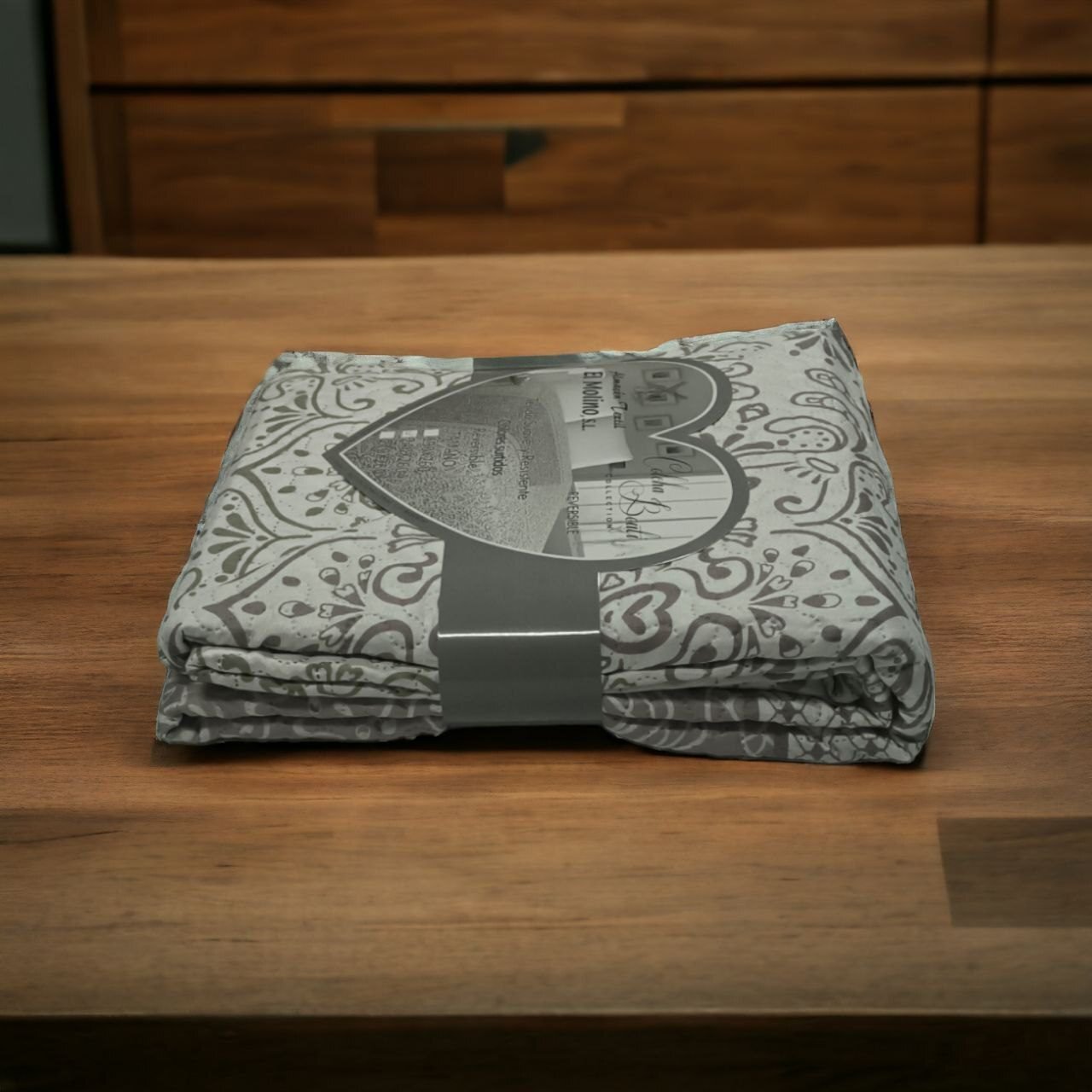 Colcha de Verano económica, Cubrecama Reversible Sin Cojines. Cubre sofá Colección El Molino LT-2 Galicia. - Imagen 11