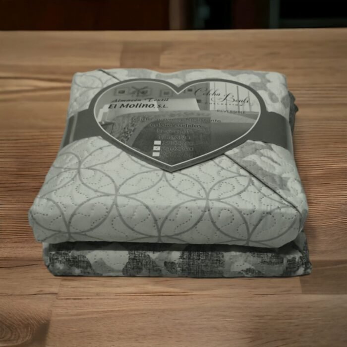 Colcha de Verano económica, Cubrecama Reversible Sin Cojines. Cubre sofá Colección El Molino LT-2 Madrid. - Imagen 11