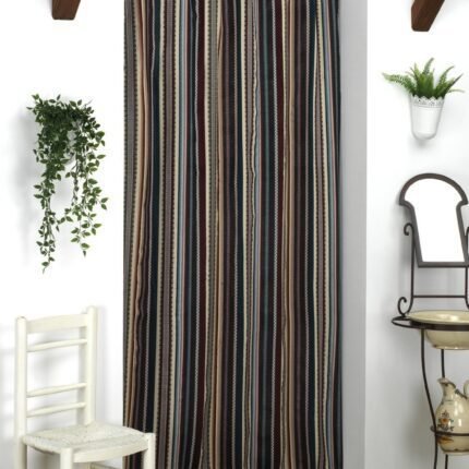 Cortina Alpujarra rayas Toledo 140x260cm: Para Interior/Exterior, Hecha en España