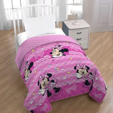 Colcha Minnie Mouse Glamour: "Añade un toque de glamour con Minnie Mouse, esta colcha rosa - Envío Gratis en Mercatienda.es