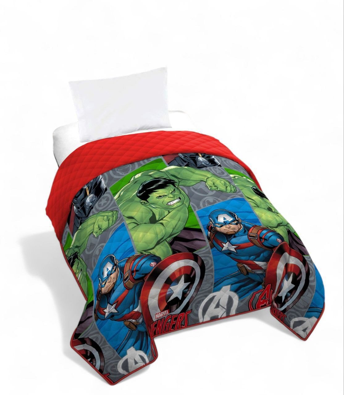 Colcha Superhéroes en Acción -Sumérgete en el mundo de Marvel con esta colcha de superhéroes, ideal para los defensores del estilo y confort en el descanso - Envío Gratis en Mercatienda.es - Imagen 9