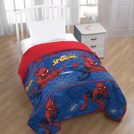Colcha Spider-Man - El trepa muros favorito de Marvel se balancea en esta colcha dinámica, perfecta para proteger tus sueños y decorar con acción.- Envío Gratis en Mercatienda.es
