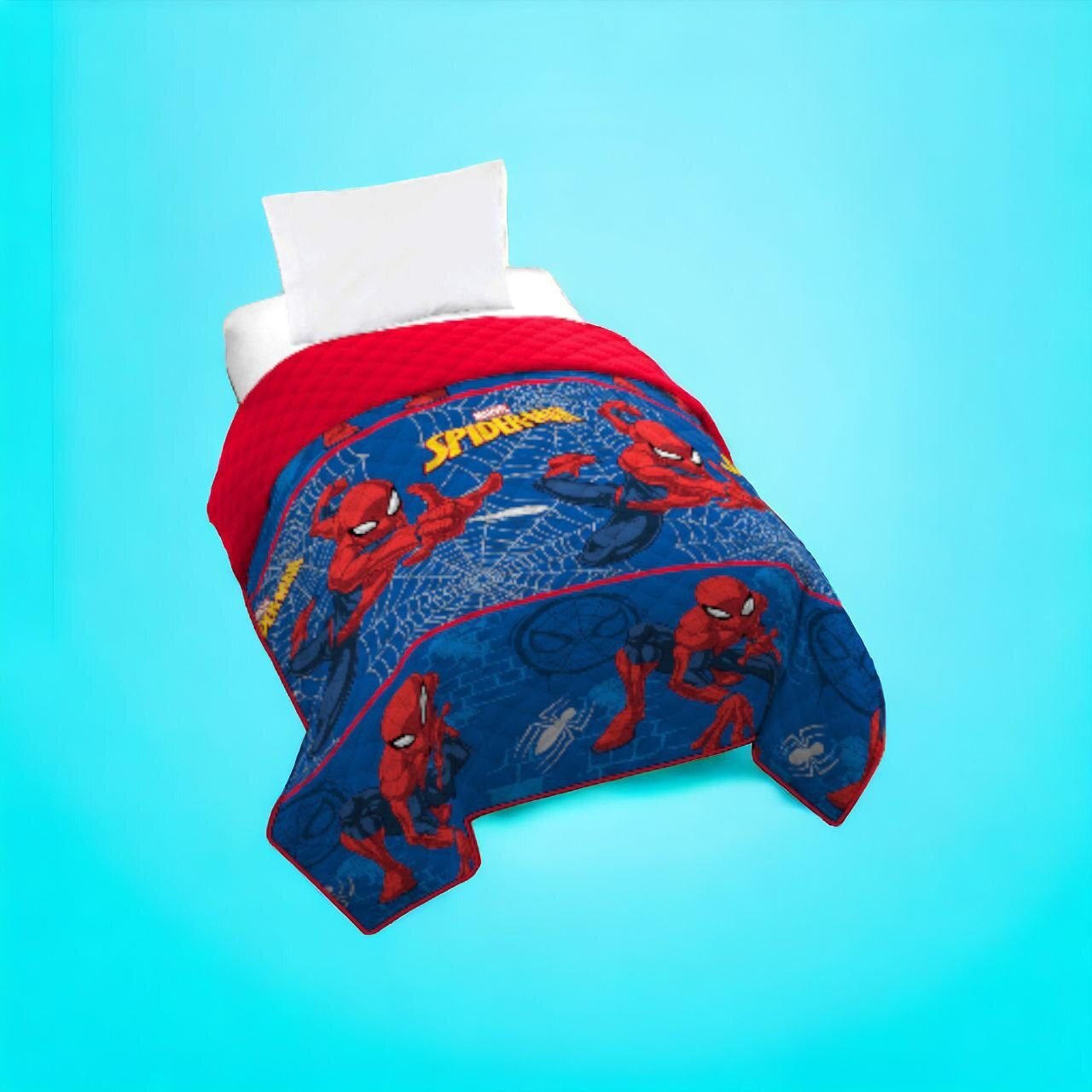 Colcha Spider-Man - El trepa muros favorito de Marvel se balancea en esta colcha dinámica, perfecta para proteger tus sueños y decorar con acción.- Envío Gratis en Mercatienda.es - Imagen 9