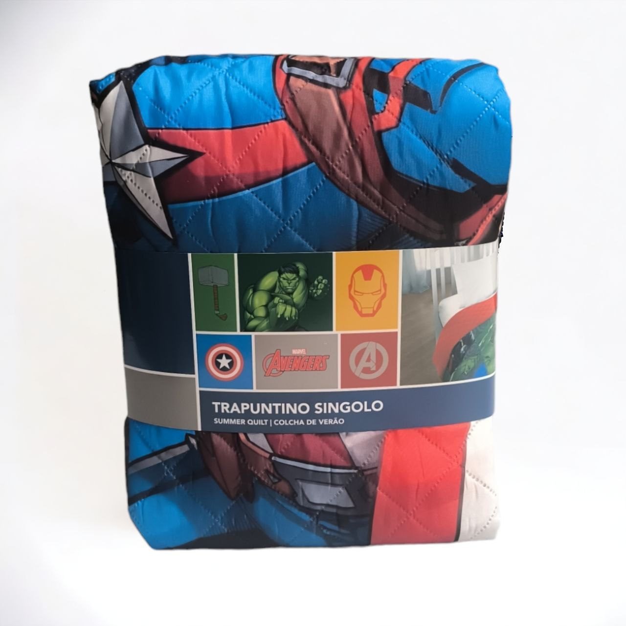 Colcha Superhéroes en Acción -Sumérgete en el mundo de Marvel con esta colcha de superhéroes, ideal para los defensores del estilo y confort en el descanso - Envío Gratis en Mercatienda.es - Imagen 2