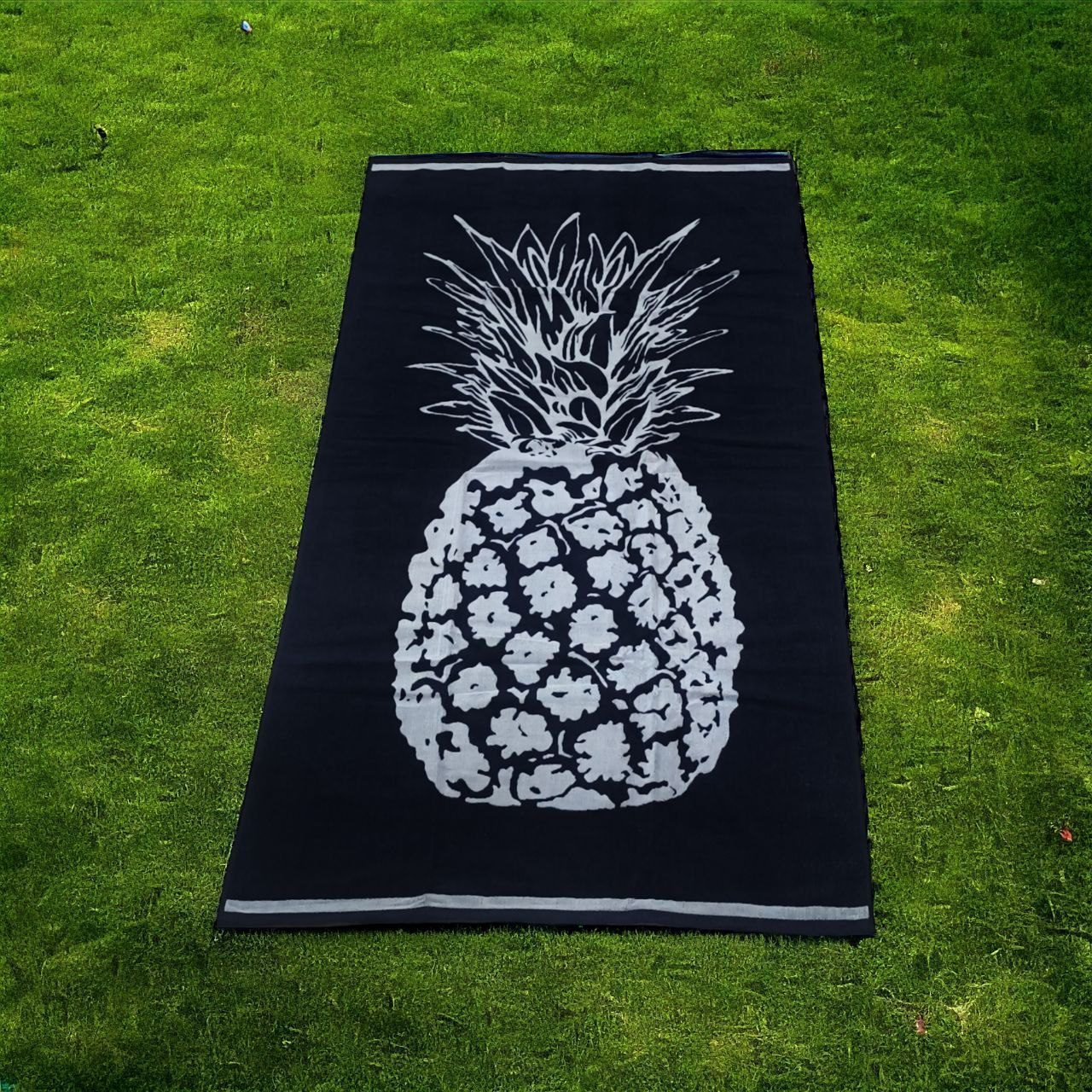 Toalla de Lujo de Algodón Egipcio con Diseño de Piña - Perfecta para Playa y Baño - Imagen 10