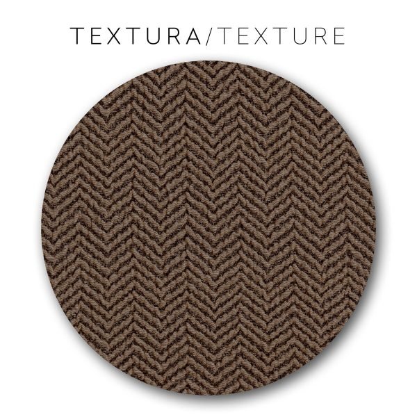 Funda Rinconera para Sofá Eysa Jaz . Medidas: 110 x 120 x 450 cm. Tejido elástico de poliéster y elastano, color Marrón. - Imagen 2