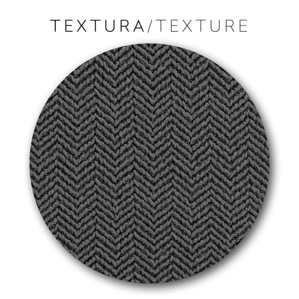 Funda para Chaise Longue Sofá Eysa Jaz Gris Oscuro - 110 x 120 x 500 cm, Bielástica - Imagen 2