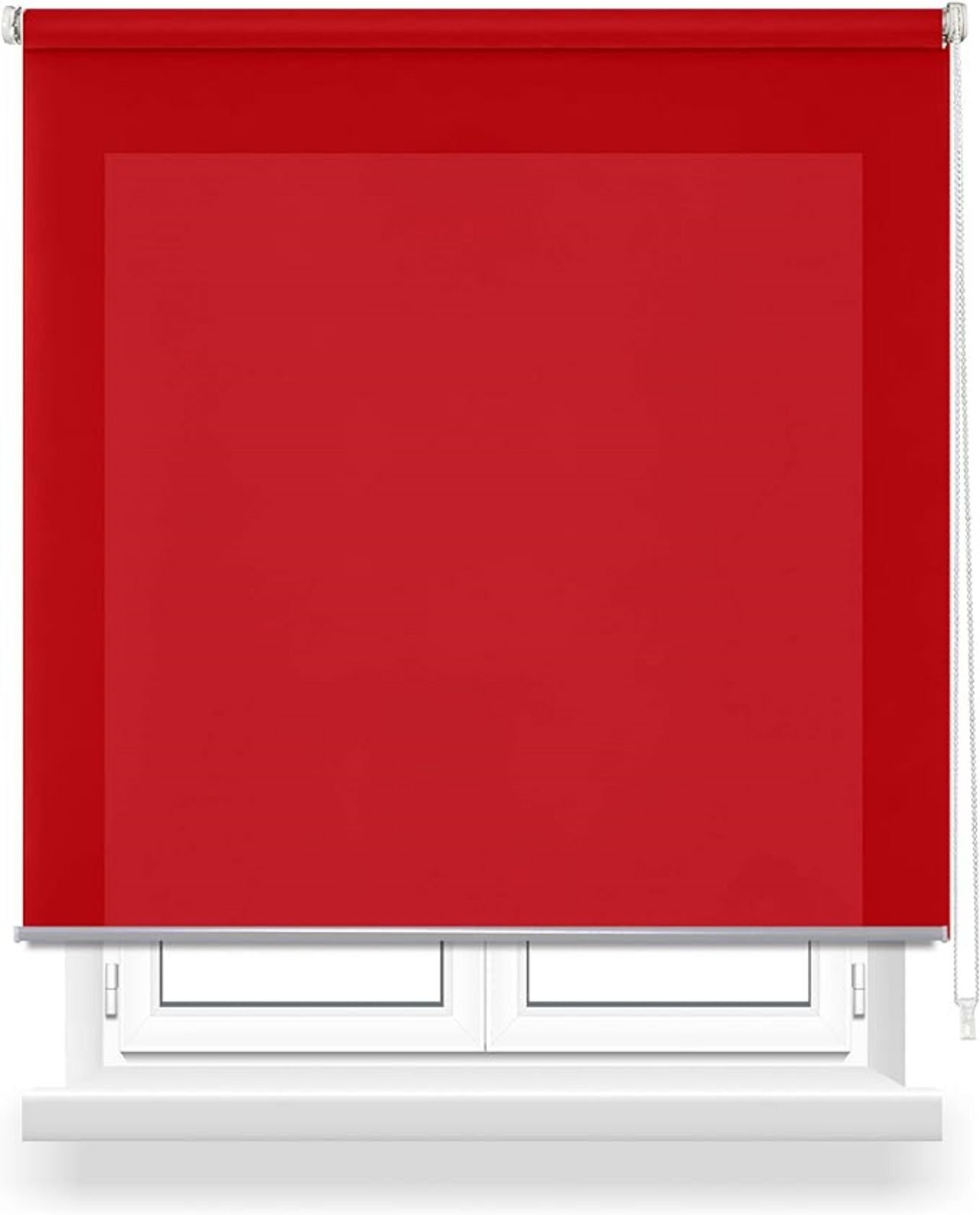 Estor rojo de tejido liso | 60–150 × 180 cm - Imagen 10