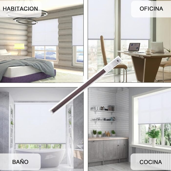 Estor Enrollable Marrón: Diseños Elegantes y Modernos - Imagen 5