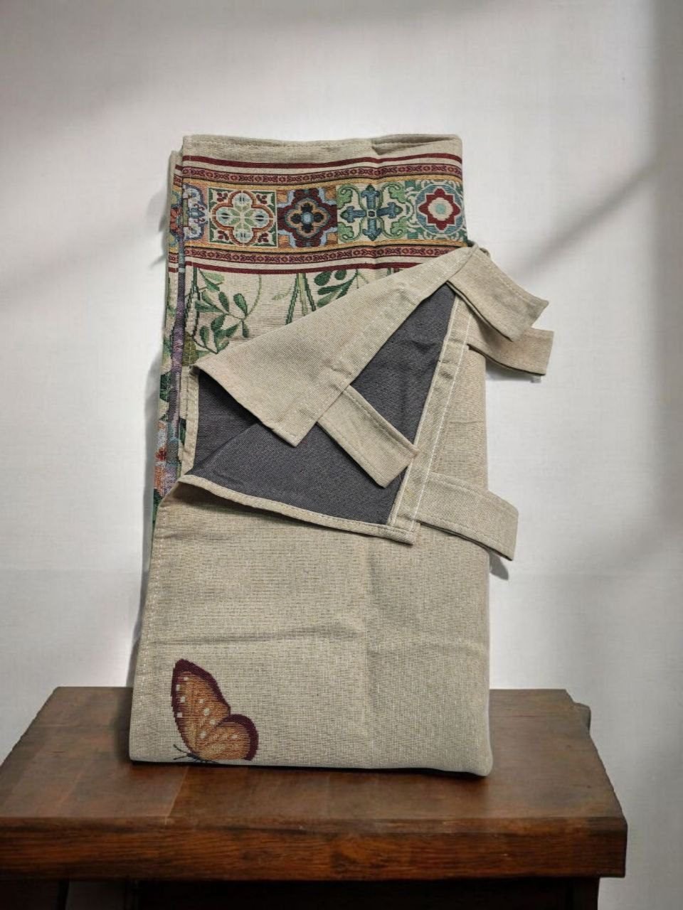 Cortina de calle Mariposas y Girasoles 140×260 cm | Jacquard - Imagen 4