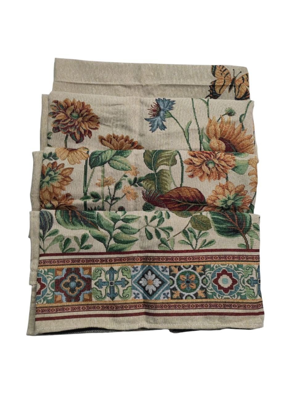 Cortina de calle Mariposas y Girasoles 140×260 cm | Jacquard - Imagen 5