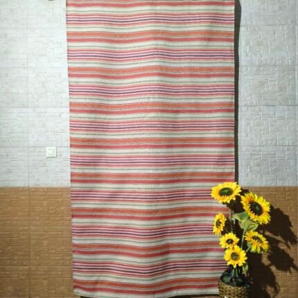 Cortina de calle Rayas Rojas 140×260 cm | Jacquard