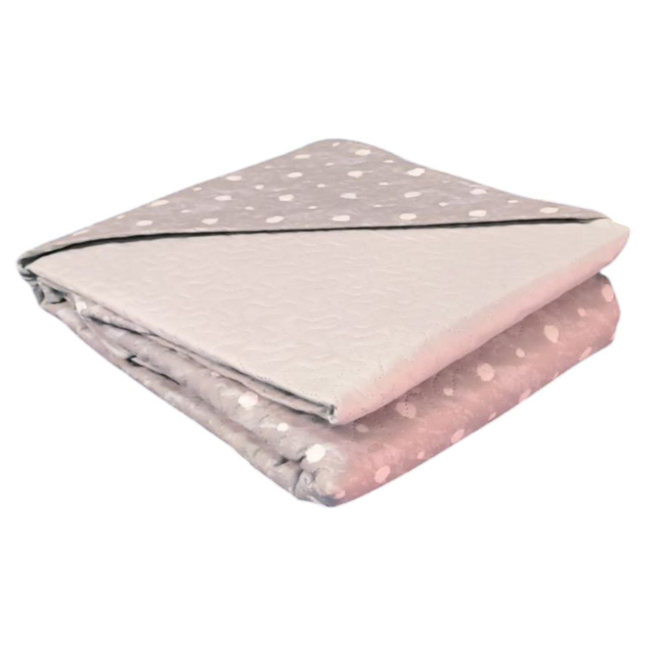 Colcha de entretiempo Olimpia Gris ligera y elegante para cama 90, 105, 135 y 150 cm - Imagen 5
