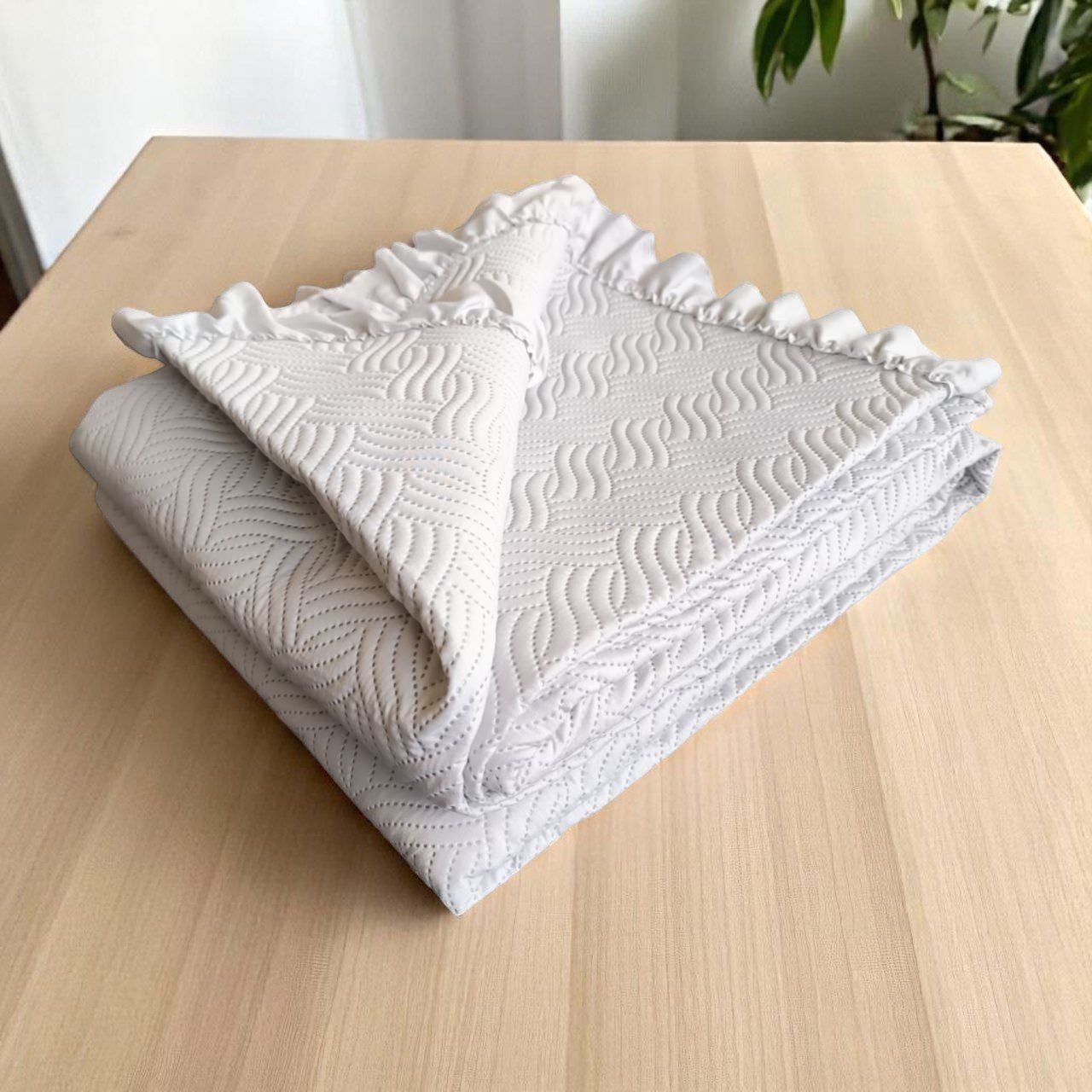Colcha Bouti Lavada Lisa en Gris de Microfibra Suave, Ligera y Elegante para Verano - Imagen 5