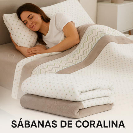 Sábanas de Coralina Invierno Doble Perchado | Suavidad, Calidez y Durabilidad