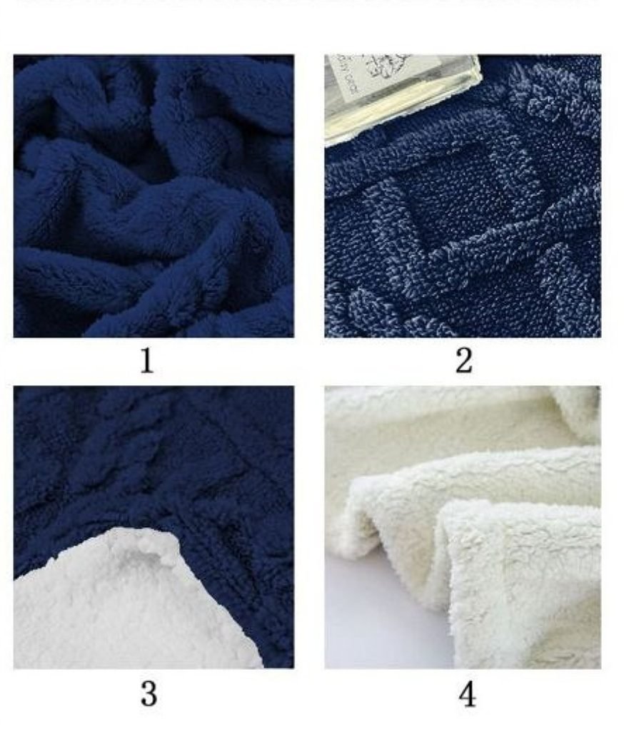 Edredón Sherpa Ochos Azul Marino | Invierno 90/105 y 135/150 cm - Imagen 4