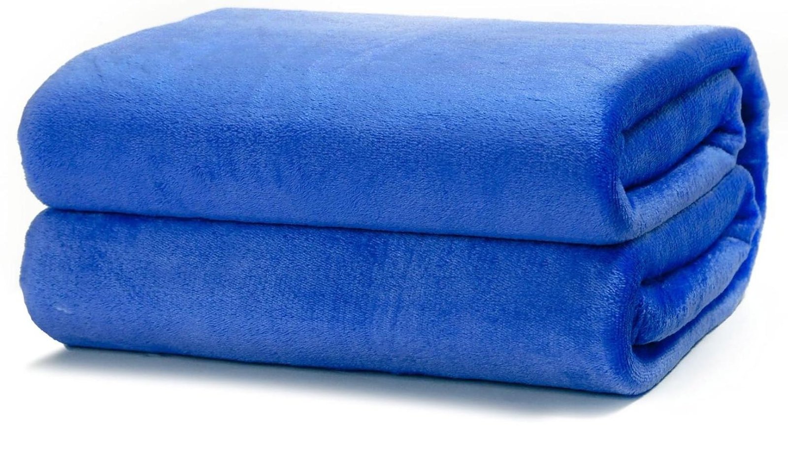 Manta Sofá, Cama y Viaje en Azul Eléctrico , tienes 3 tamaños Ultra suave, micro seda, No suelta pelo. - Imagen 2