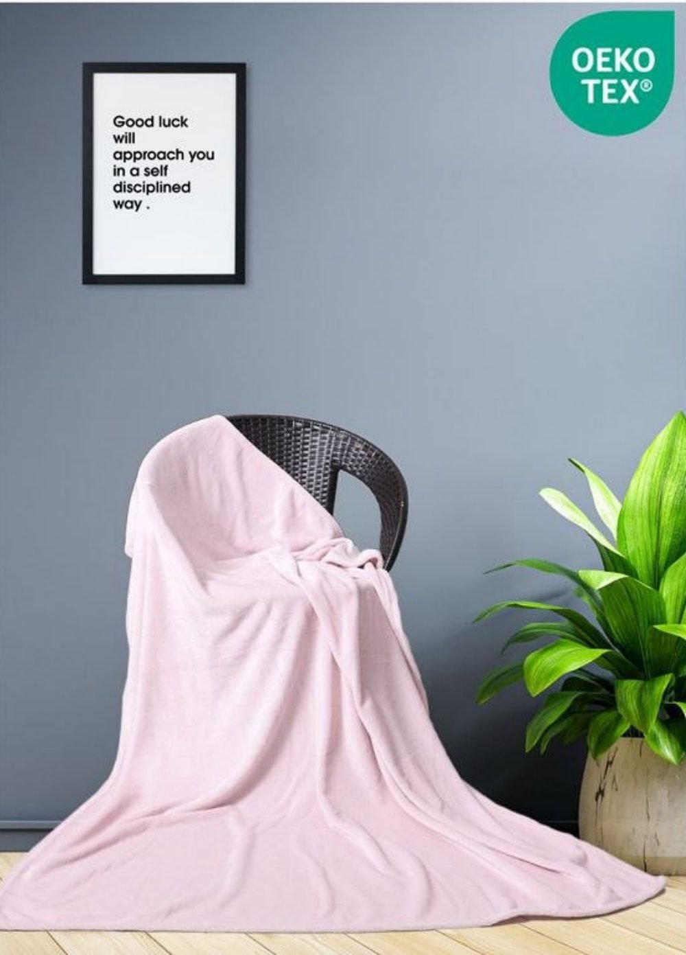 Manta Sofá, Cama y Viaje en Rosa claro , tienes 3 tamaños Ultra suave, micro seda, No suelta pelo.