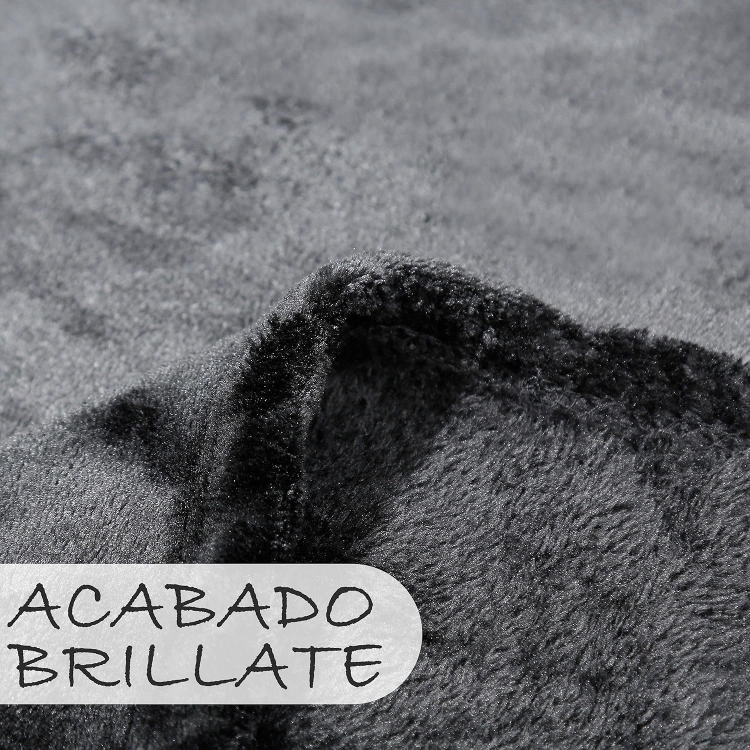 Manta Sofá, Cama y Viaje en Negro , tienes 3 tamaños Ultra suave, micro seda, No suelta pelo. - Imagen 9