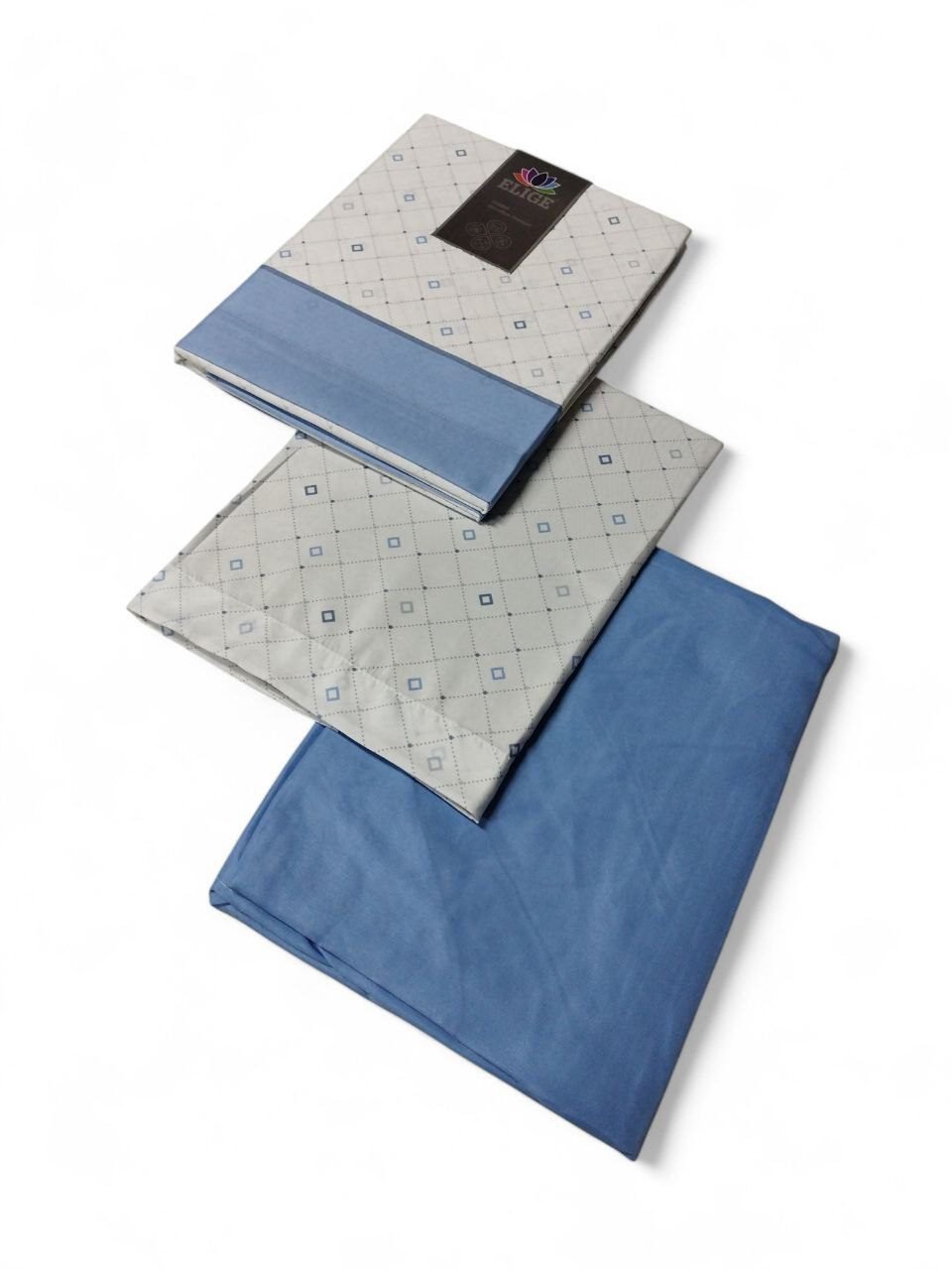 Juego sabanas cama verano 3 piezas Violeta en Azul Suaves y Económicas de Microfibra Anti-perli | Mercatienda.es - Imagen 4