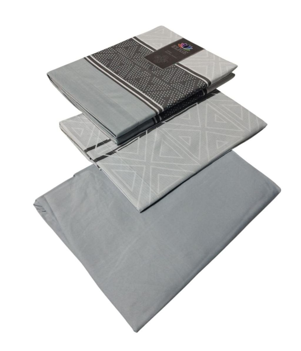 Juego sabanas cama verano 3 piezas Lirios Gris Suaves y Económicas de Microfibra Anti-perli | Mercatienda.es - Imagen 2