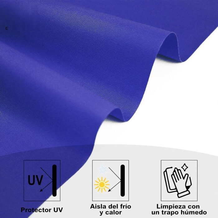 Estor enrollable azul oscuro: diseño elegante y moderno para tu hogar - Imagen 11