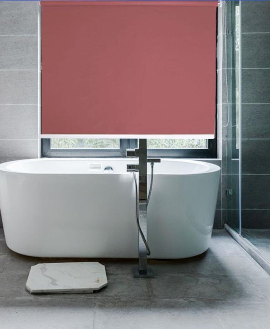 Estor enrollable Rosa fuerte y: elegante y moderno en varias medidas.