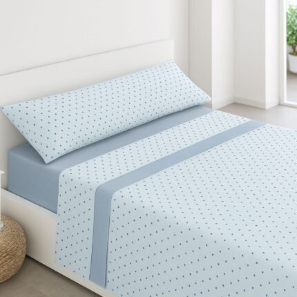 Juego de Sábanas Verano Microfibra Cuadros Gris - Para Camas de 90 a 180 cm | Suave y Fresco | Anti-bolitas | Mercatienda.es