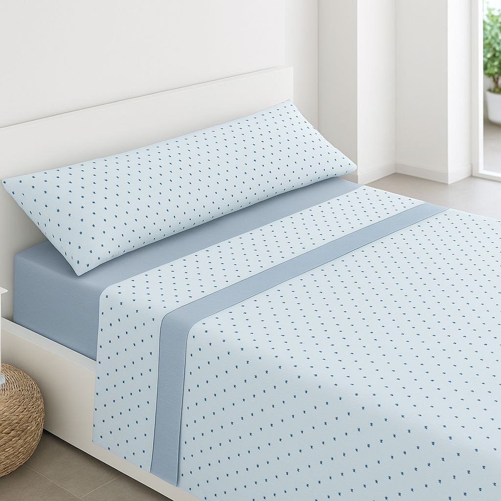 Juego de Sábanas Verano Microfibra Cuadros Gris - Para Camas de 90 a 180 cm | Suave y Fresco | Anti-bolitas | Mercatienda.es