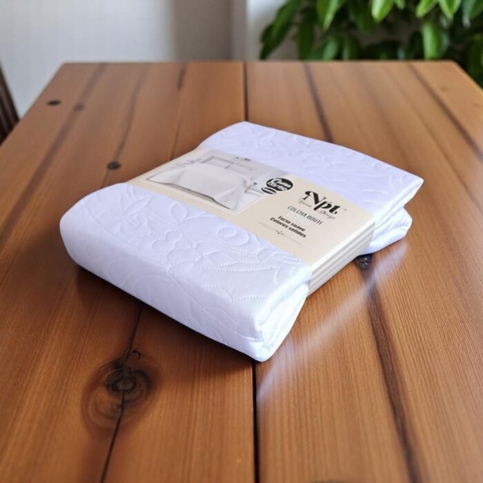 Colcha de verano ligera y económica en Blanca para cama 90, 105, 135 y 150 cm - Imagen 2