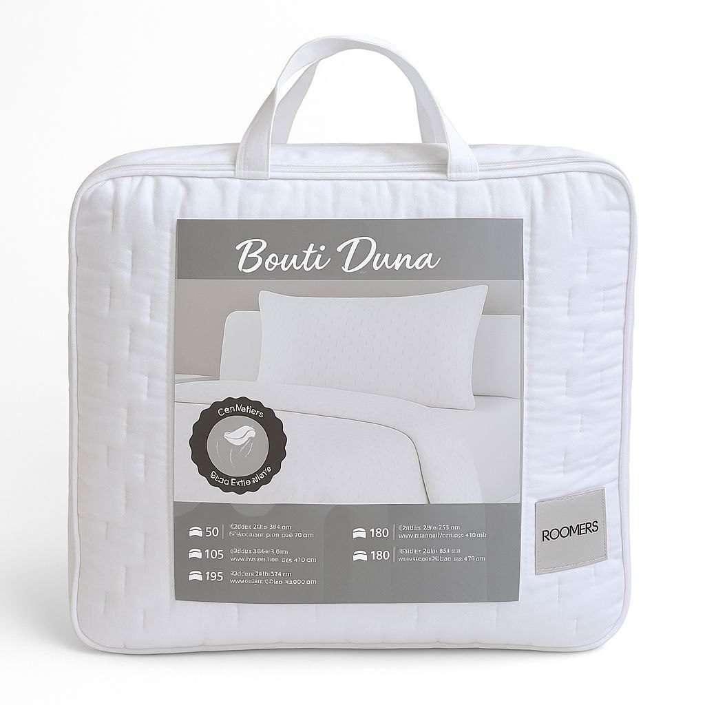 Colcha Bouti Dina Blanca con Volante – Tacto Extra Suave y Diseño Elegante – Disponible en Todas las Medidas - Imagen 2