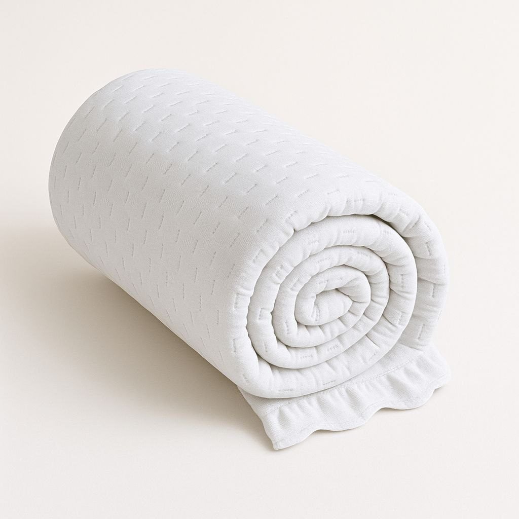 Colcha Bouti Dina Blanca con Volante – Tacto Extra Suave y Diseño Elegante – Disponible en Todas las Medidas - Imagen 5