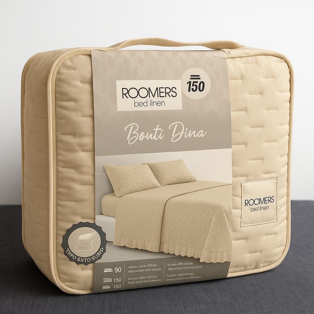 Colcha Bouti Dina Beis con Volante – Tacto Extra Suave y Diseño Elegante – Disponible en Todas las Medidas. - Imagen 4