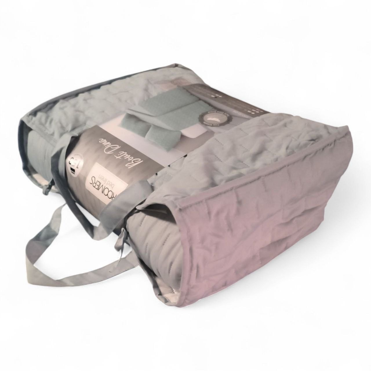 Colcha Bouti Dina Celeste con Volante – Tacto Extra Suave y Diseño Elegante – Disponible en Todas las Medidas - Imagen 3