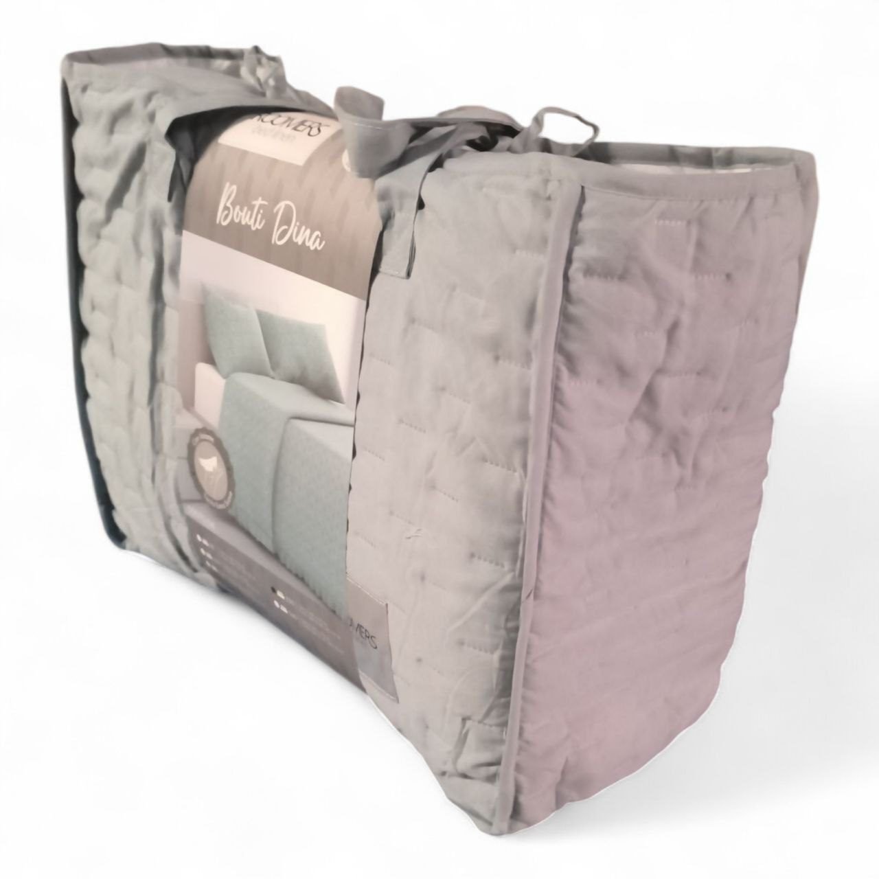 Colcha Bouti Dina Celeste con Volante – Tacto Extra Suave y Diseño Elegante – Disponible en Todas las Medidas - Imagen 4
