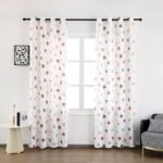 Cortinas Infantiles y Juvenil en Roja y Beis cada Panel de Medidas 140x260cm  Estampado de Estrellas para Habitación ,Sala.