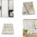 Cortinas de cocina confecionadas lista para corlar Visillos.en ventana y puerta
