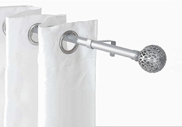 Barras Extensibles para Cortina Plata 19-16mm Rústico