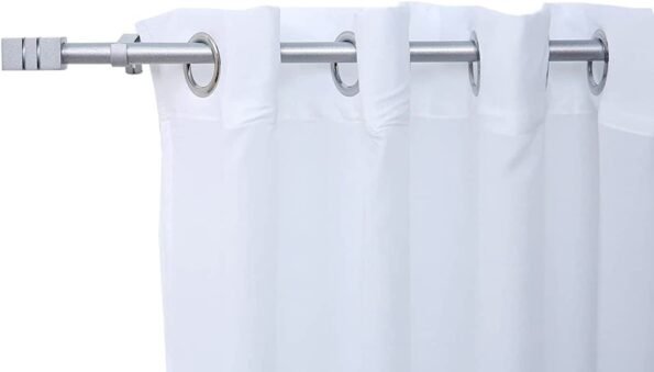 Barra Extensible para Cortina 19-16mm Plata Moderna