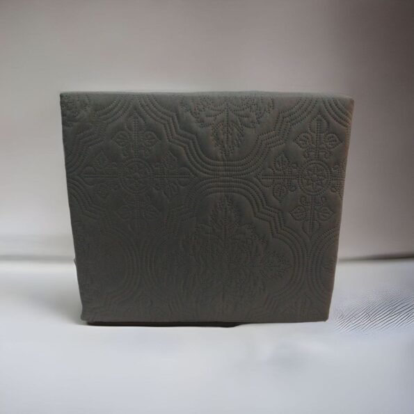 Colcha cama verano Reversible, en Gris. Alejandría Termo sellado asegura y Garantiza su Durabilidad al lavado. Cuadrantes de Regalo 50 x 70cm.