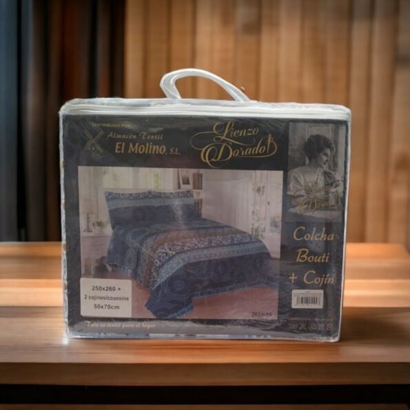 Colcha de verano Cama Azul Reversible Bouti Ligera: ¡Da Estilo a Tu Habitación!