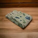 Cortina Alpujarra Tulipán azul  140x260cm: Para Interior/Exterior, Hecha en España