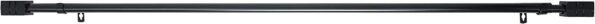 Barra Extensible para Cortina Negra 19-16mm + Soportes