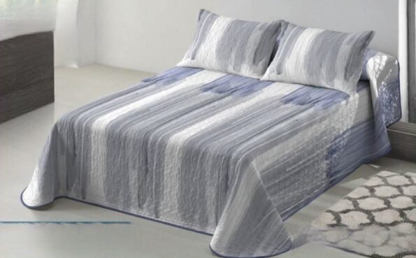 Colcha cama reversible verano en Azul cubrecama Broome cómoda, durabilidad al lavado el termo sellado de cálida da estilo a cualquier habitación con esta. Decoración cuadrantes de regalo de 50 x70 cm.