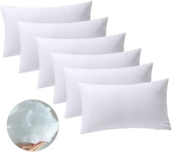Pack 6 Rellenos Cojín 30x50 cm Antialérgicos y Firmes