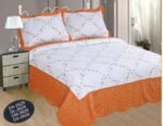 Colcha Bouti Cama Cubrecama Bordada Cosida con Fundas para Primavera/Verano/otoño