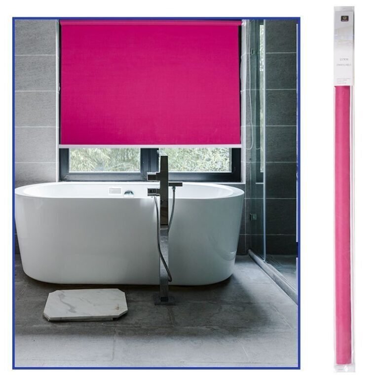 Estor Enrollable Semi Opaco en Fucsia para Todo Uso