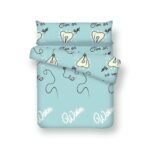 funda nórdica para cama de 90cm juego con bajera 3 piezas juvenil Tejido 50% algodón